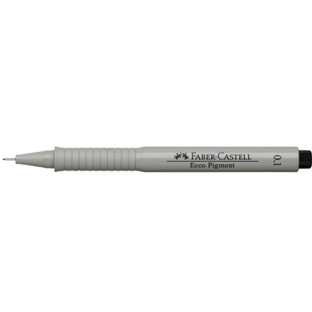 Cienkopis kreślarski Ecco Pigment wkład czarny 0,1mm 1kol. Faber Castell (FC166199)