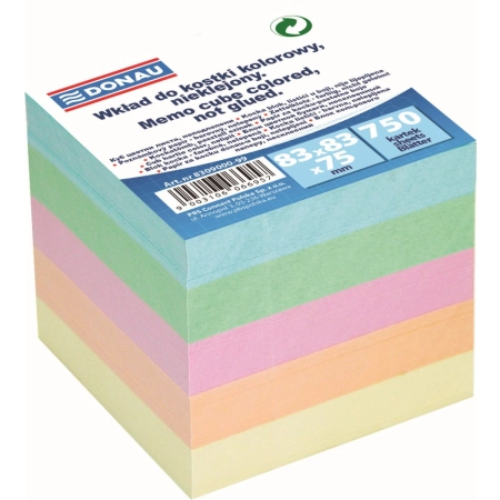 Kostka papierowa mix [mm:] 83x83x 75 Donau (8309000-99)