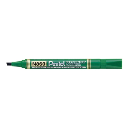 Marker permanentny wkład zielony 1,2-4,5mm ścięta końcówka Pentel