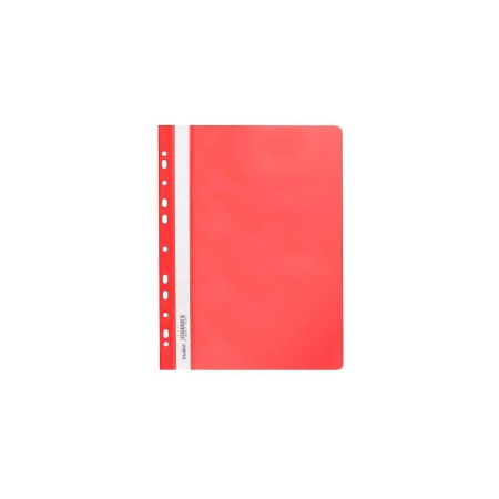 Skoroszyt A4 PP zawieszany czerwony PVC PCW Biurfol (SPP-02-01)