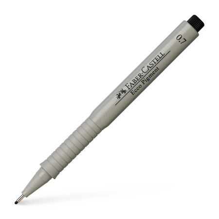 Cienkopis kreślarski Ecco Pigment wkład czarny 0,7mm 1kol. Faber Castell (FC166799)