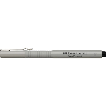 Cienkopis kreślarski Ecco Pigment wkład czarny 0,1mm 1kol. Faber Castell (FC166199)