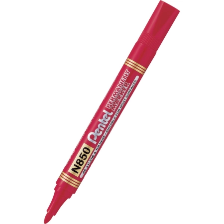 Marker permanentny wkład czerwony 1,5mm okrągła końcówka Pentel