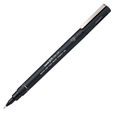 Cienkopis kreślarski wkład czarny 0,3mm 1kol. Uni (UNI PIN-200)