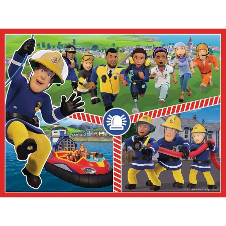 Puzzle Strażak Sam 2w1 el. Trefl (93334)
