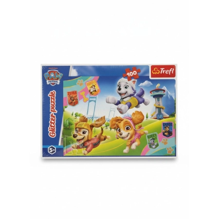 Puzzle Paw Patrol Błyszczące psiaki 100 el. Trefl (14835)